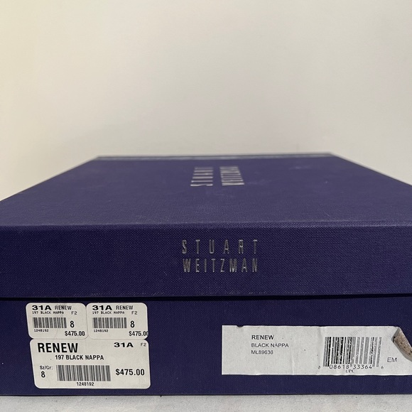 Stuart Weitzman Renew Leather Boots Size 8 - Picture 5 of 5